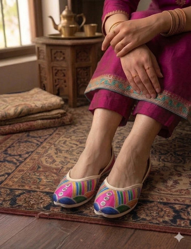 Scarpe donna indiane fatte - indiane,