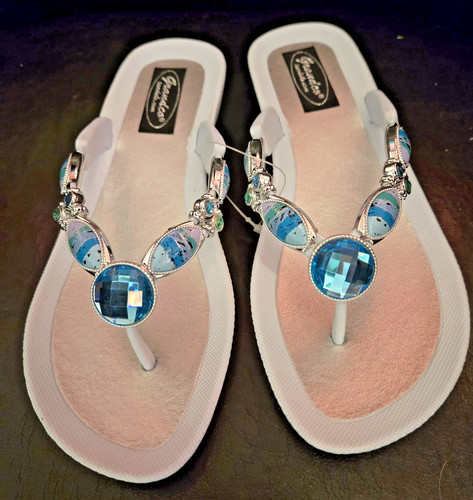 Sandali grandco bianco bahama - sandali,