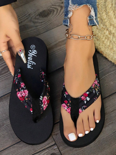 Sandali donna floreali mulo